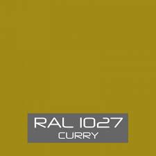RAL 1027 Curry Yellow tinned Paint